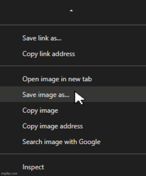 NEW TEMPLATE | image tagged in save image as | made w/ Imgflip meme maker
