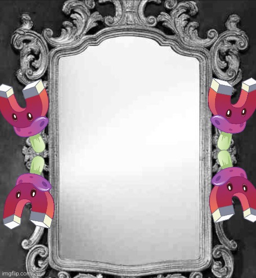 Magnet shroom mirror: all text bubble get turn upside down to be face to the mirror and all get back to sender | image tagged in mirror | made w/ Imgflip meme maker