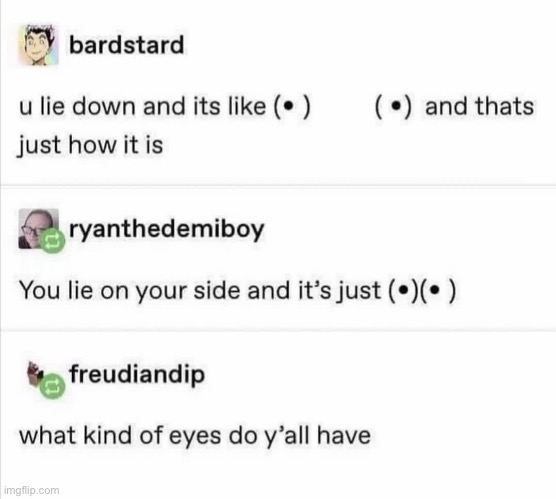 (.) (.) | image tagged in really,lie down,boobs | made w/ Imgflip meme maker