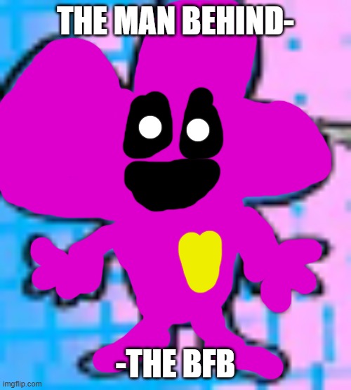 PURPLE GUY | THE MAN BEHIND-; -THE BFB | image tagged in mathematical trolling,fnaf,purple guy,bfb,four | made w/ Imgflip meme maker