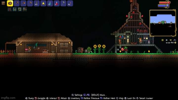 image tagged in terraria,gaming,video games,nintendo switch,screenshot,multiplayer | made w/ Imgflip meme maker