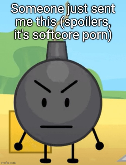 Why is bro angy like that | Someone just sent me this (spoilers, it's softcore porn) | image tagged in why is bro angy like that | made w/ Imgflip meme maker