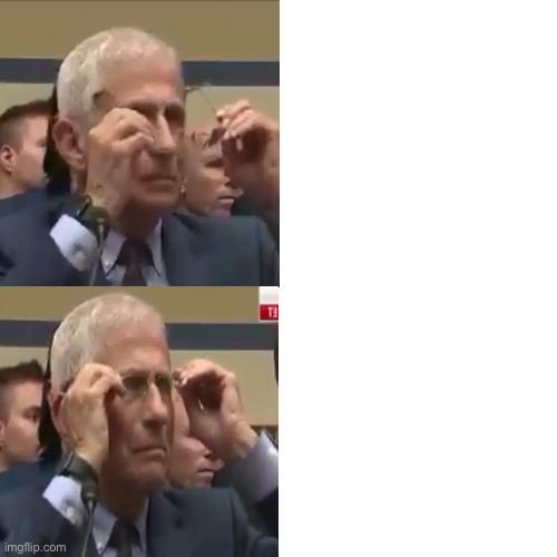 High Quality Fauci understands now Blank Meme Template