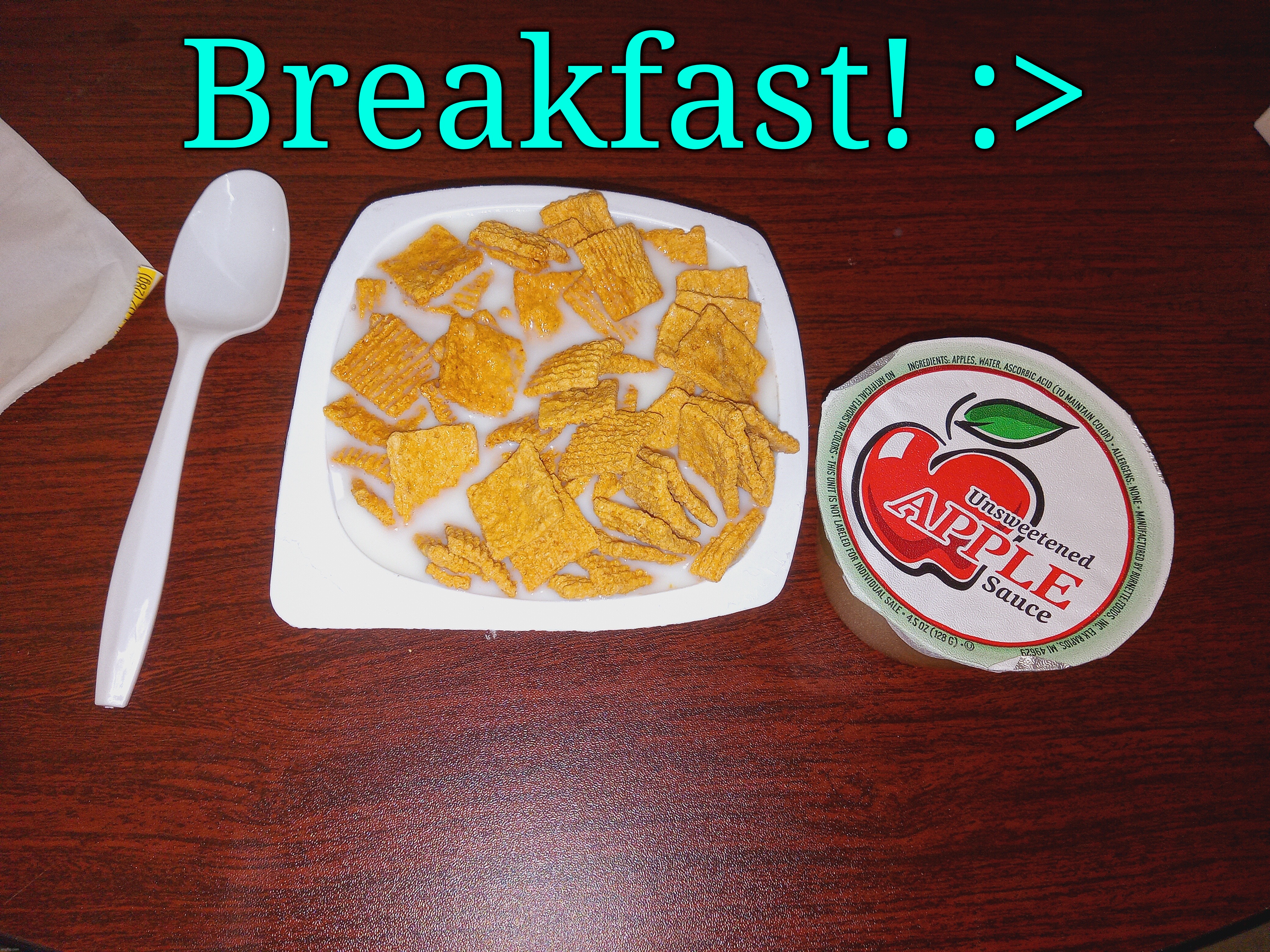 Breakfast! :> | made w/ Imgflip meme maker