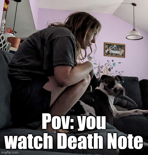 Death Note | Pov: you watch Death Note | image tagged in deathnote,face reveal | made w/ Imgflip meme maker
