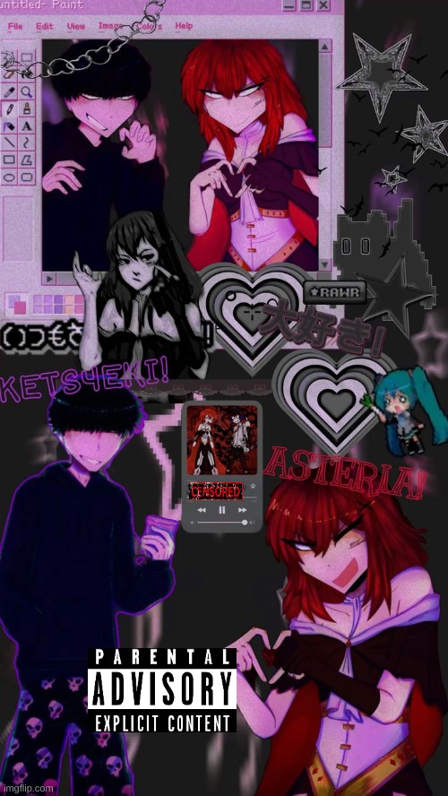 asteria wallpaper | image tagged in asteria,kets4eki,music,good,wallpaper,oh wow are you actually reading these tags | made w/ Imgflip meme maker
