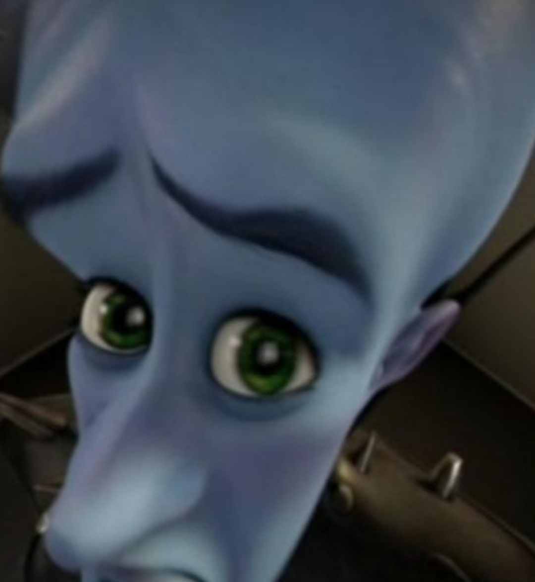 High Quality Megamind looking through pipe Blank Meme Template