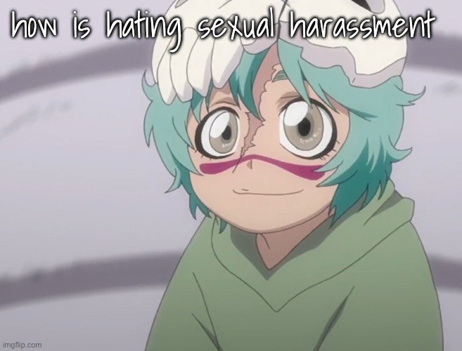 nel | how is hating sexual harassment | image tagged in nel | made w/ Imgflip meme maker