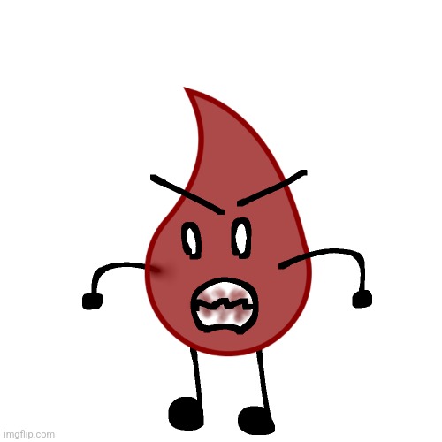 Blood drop (IcyXD in BFIU) | made w/ Imgflip meme maker