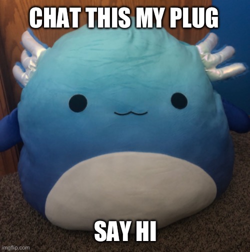 CHAT THIS MY PLUG; SAY HI | made w/ Imgflip meme maker