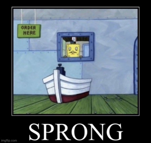 sprong | image tagged in sprong | made w/ Imgflip meme maker