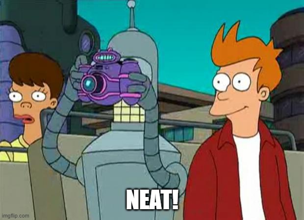 Neat bender | NEAT! | image tagged in neat bender | made w/ Imgflip meme maker