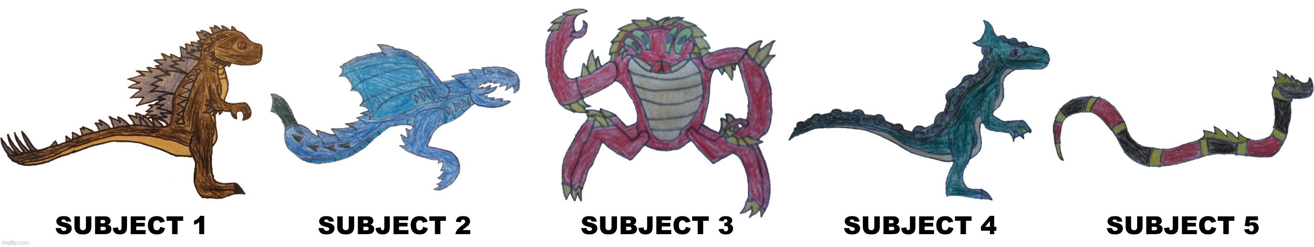 5 subjects of Superfauna Updated.mp3 | made w/ Imgflip meme maker