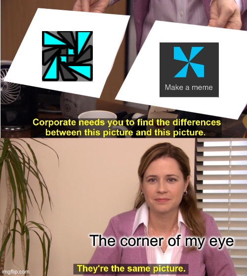 it’s and easy demon | The corner of my eye | image tagged in memes | made w/ Imgflip meme maker