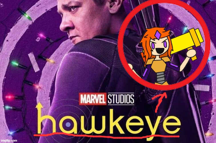 This is the final for today...(If my OCs ever met Hakai, they would just mispronounce it as Hawkeye) | made w/ Imgflip meme maker