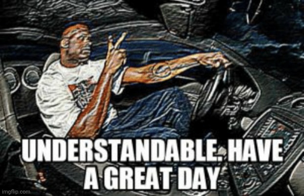 Understandable have a great day | image tagged in understandable have a great day | made w/ Imgflip meme maker