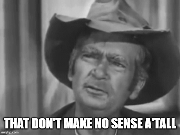 Jed Clampett | THAT DON'T MAKE NO SENSE A'TALL | image tagged in jed clampett | made w/ Imgflip meme maker