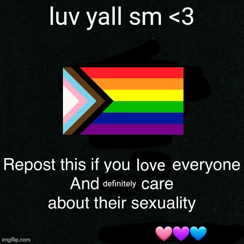 <3 | luv yall sm <3 | image tagged in 3 | made w/ Imgflip meme maker