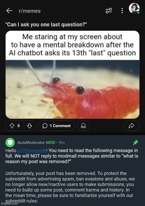 That sucks, where else should I try posting it? | made w/ Imgflip meme maker