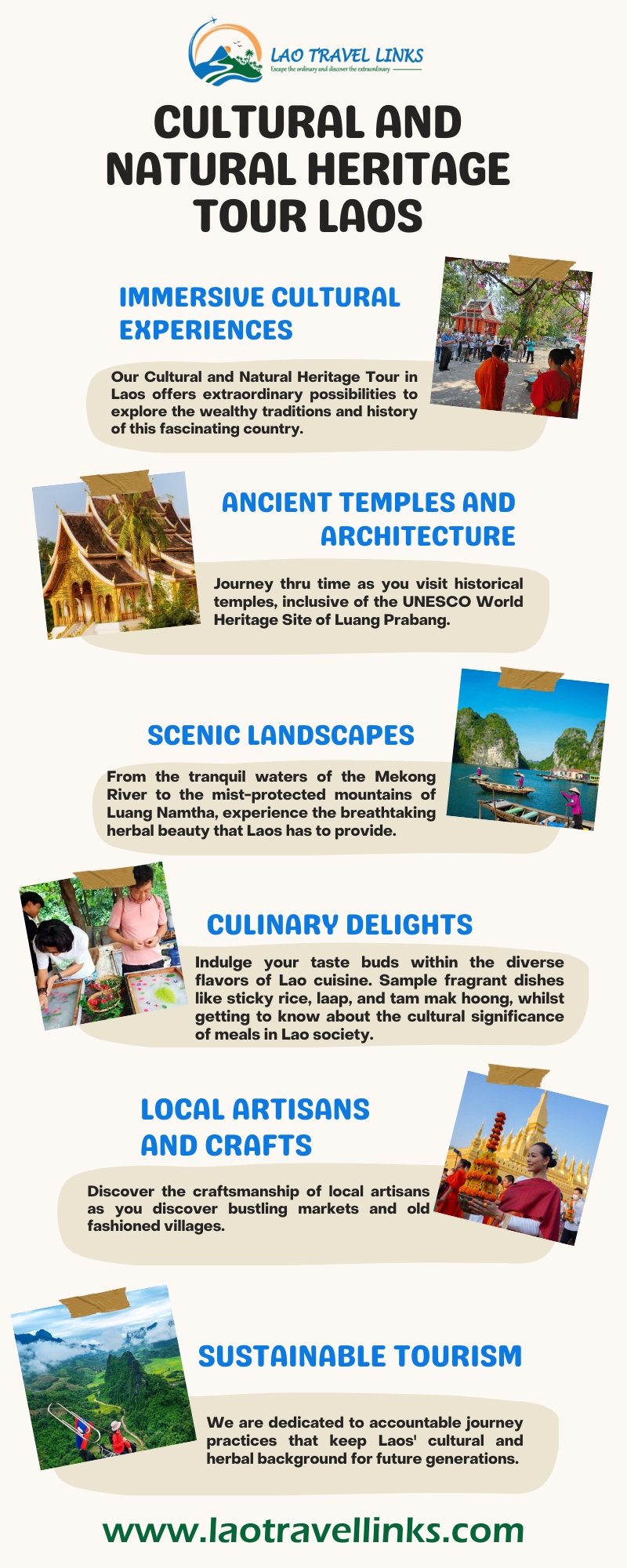 Cultural And Natural Heritage Tour Laos Blank Meme Template