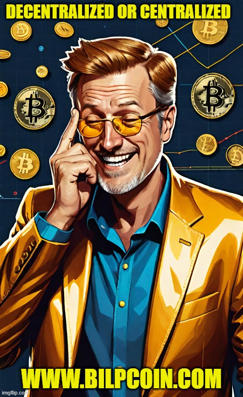 DECENTRALIZED OR CENTRALIZED; WWW.BILPCOIN.COM | made w/ Imgflip meme maker