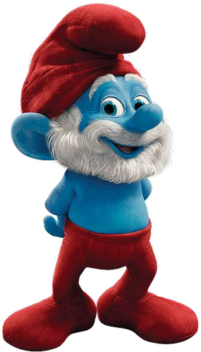Papa Smurf Blank Meme Template