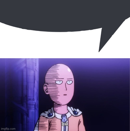 image tagged in discord speech bubble,saitama ok | made w/ Imgflip meme maker