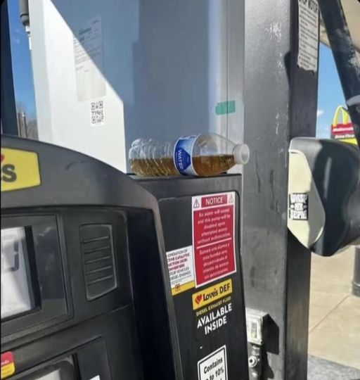 Gas station Blank Meme Template