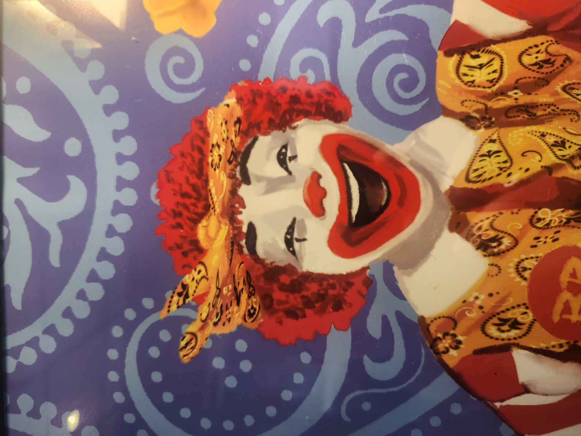 High Quality Hamburger Clown Blank Meme Template