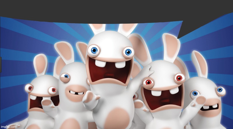 raving rabbids | image tagged in raving rabbids | made w/ Imgflip meme maker