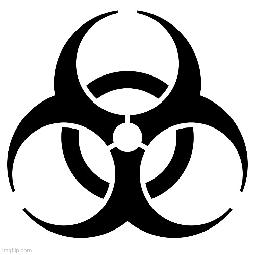 Biohazard symbol goes hard fr /srs | made w/ Imgflip meme maker