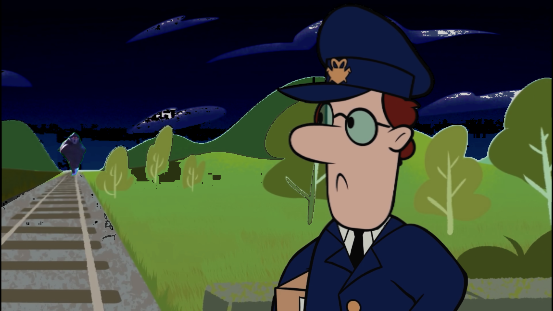 Postman Pat meets Death Blank Meme Template