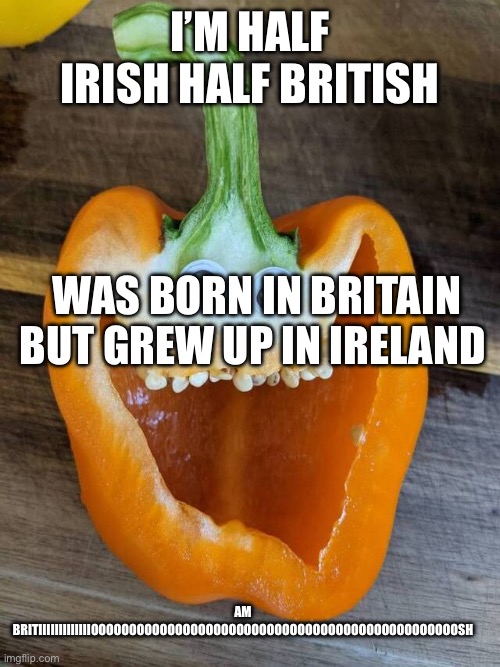 Yes I'm British | I’M HALF IRISH HALF BRITISH WAS BORN IN BRITAIN BUT GREW UP IN IRELAND AM BRITIIIIIIIIIIIIIOOOOOOOOOOOOOOOOOOOOOOOOOOOOOOOOOOOOOOOOOOOOOOOOS | image tagged in yes i'm british | made w/ Imgflip meme maker