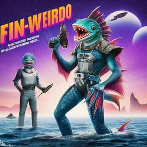 Fin-Weirdo announcement template | image tagged in fin-weirdo announcement template | made w/ Imgflip meme maker