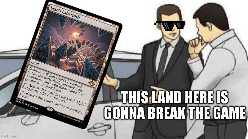 Car Salesman Slaps Roof Of Car | THIS LAND HERE IS GONNA BREAK THE GAME | image tagged in memes,car salesman slaps roof of car | made w/ Imgflip meme maker