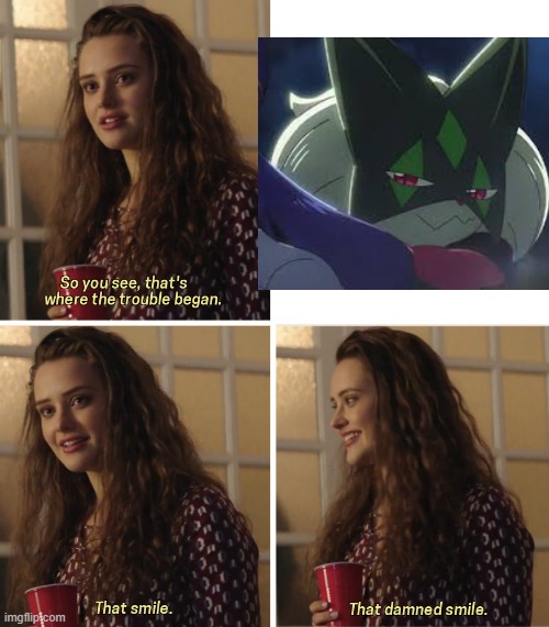 That Damn Smile | image tagged in that damn smile,mewoscarada | made w/ Imgflip meme maker