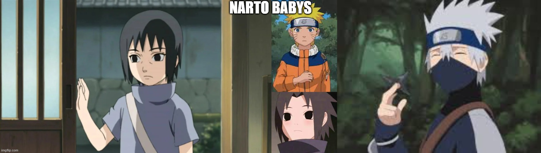 cute narto babys | NARTO BABYS | made w/ Imgflip meme maker