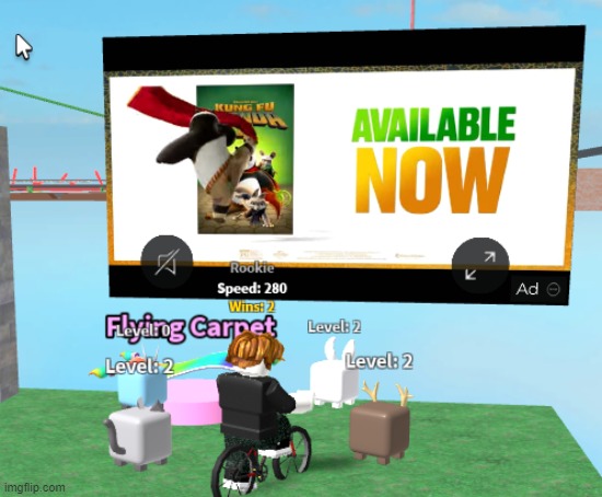 what the fuck they got ads in roblox now | made w/ Imgflip meme maker