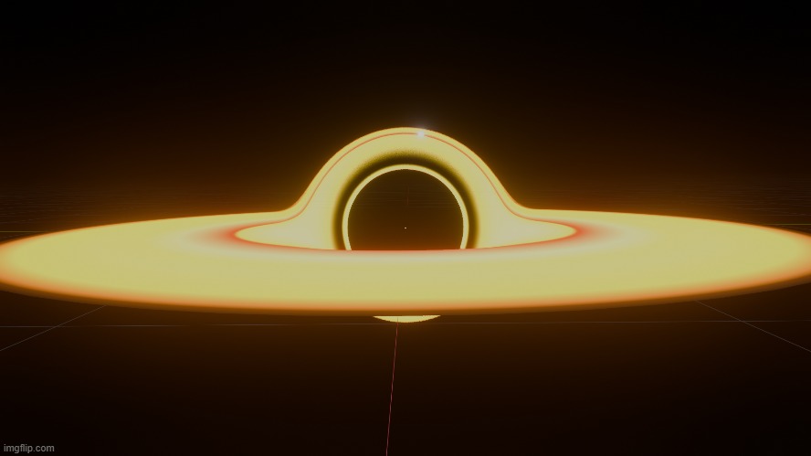 i made a black hole in blender, what should i do with it? - Imgflip