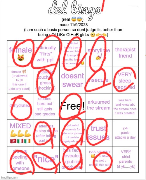 del bingo (real) | image tagged in del bingo real | made w/ Imgflip meme maker