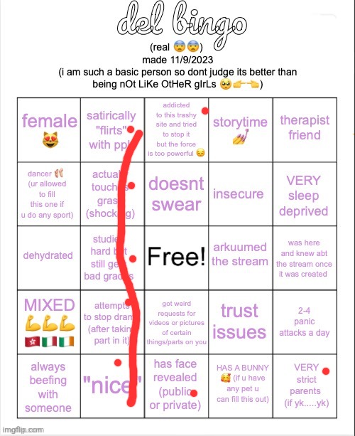 del bingo (real) | image tagged in del bingo real | made w/ Imgflip meme maker