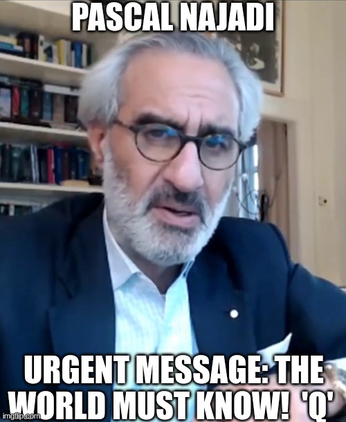Pascal Najadi: Urgent Message: The World Must Know!  'Q'  (Video) 
