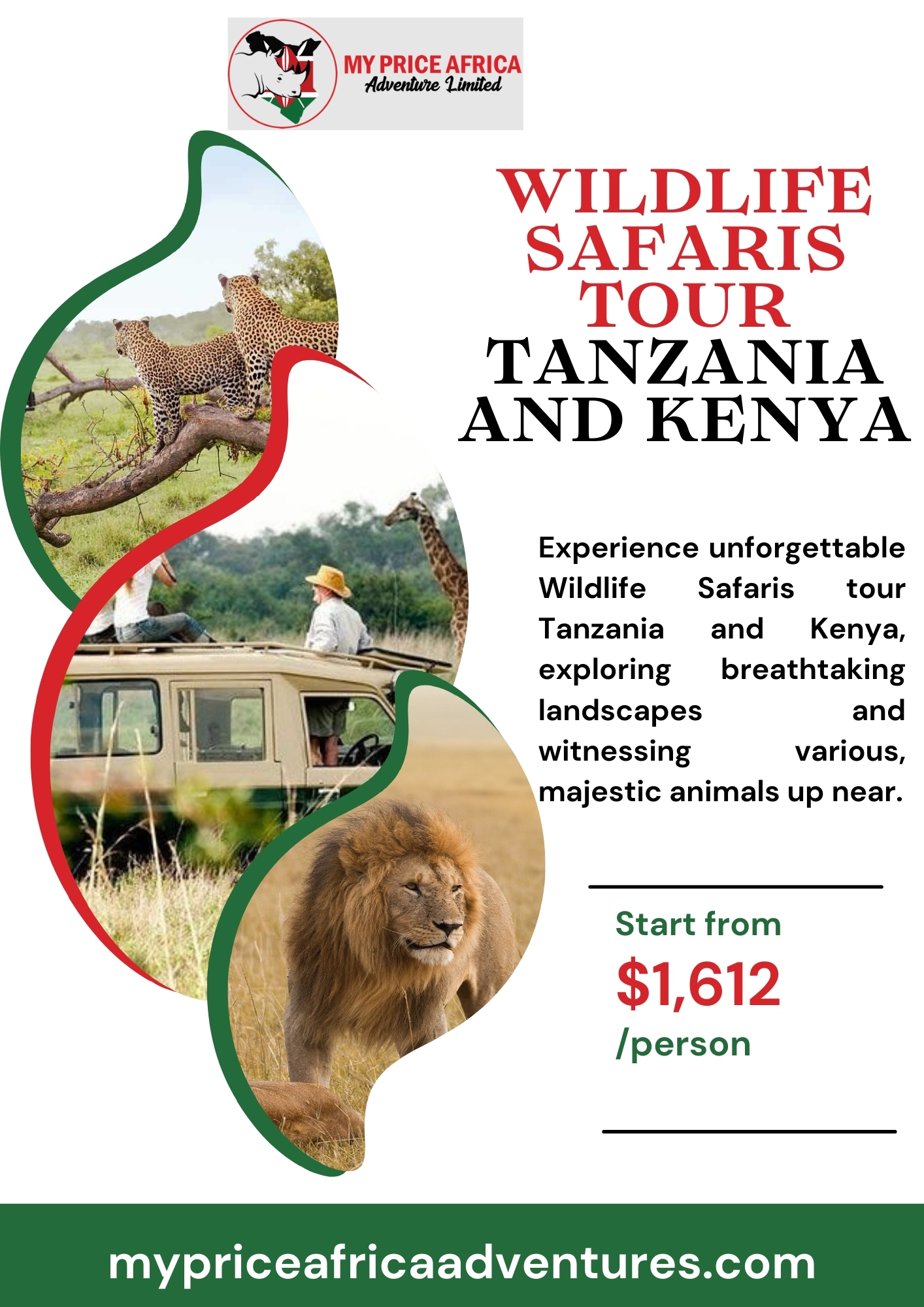 Wildlife Safaris Tour Tanzania And Kenya Blank Meme Template