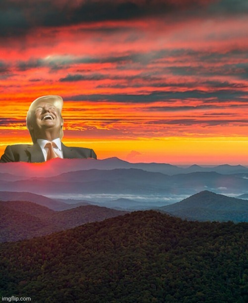 Everyday they come after him and fail, makes me happy. | image tagged in donald trump,sunshine | made w/ Imgflip meme maker