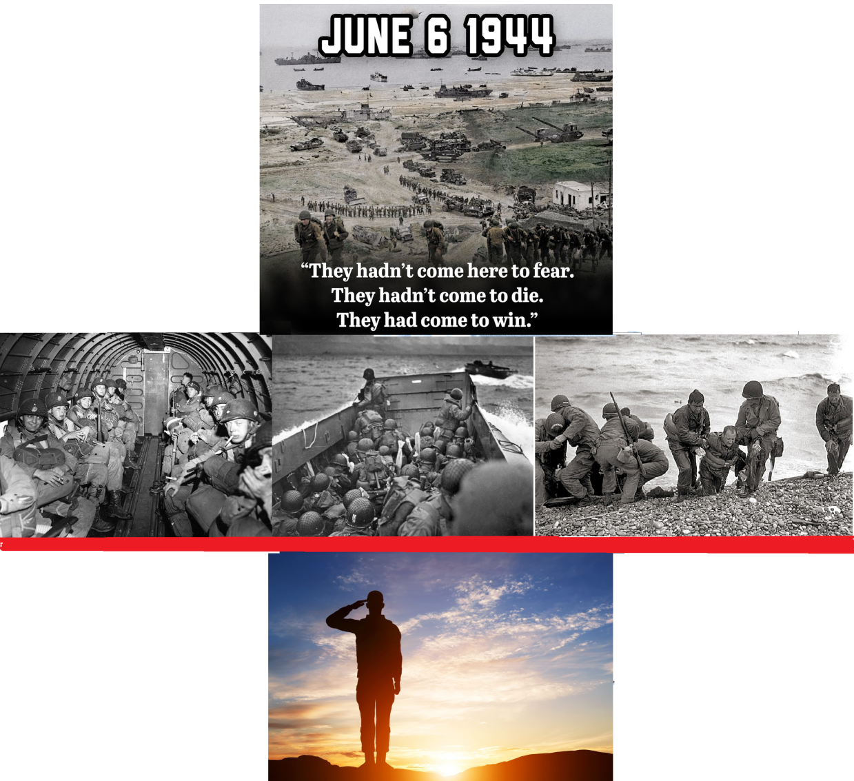 6/6/1944 Blank Meme Template