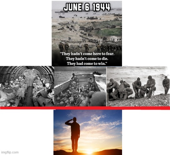 06-06-1944 from 06-06-2024 | image tagged in 6/6/1944 | made w/ Imgflip meme maker