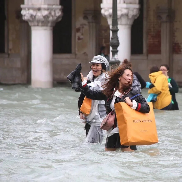 Venice Flood Blank Meme Template
