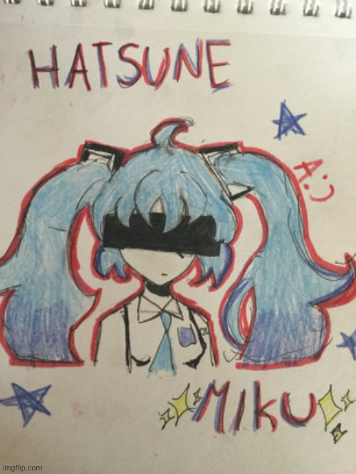 Miku | image tagged in hatsune miku,drawing | made w/ Imgflip meme maker