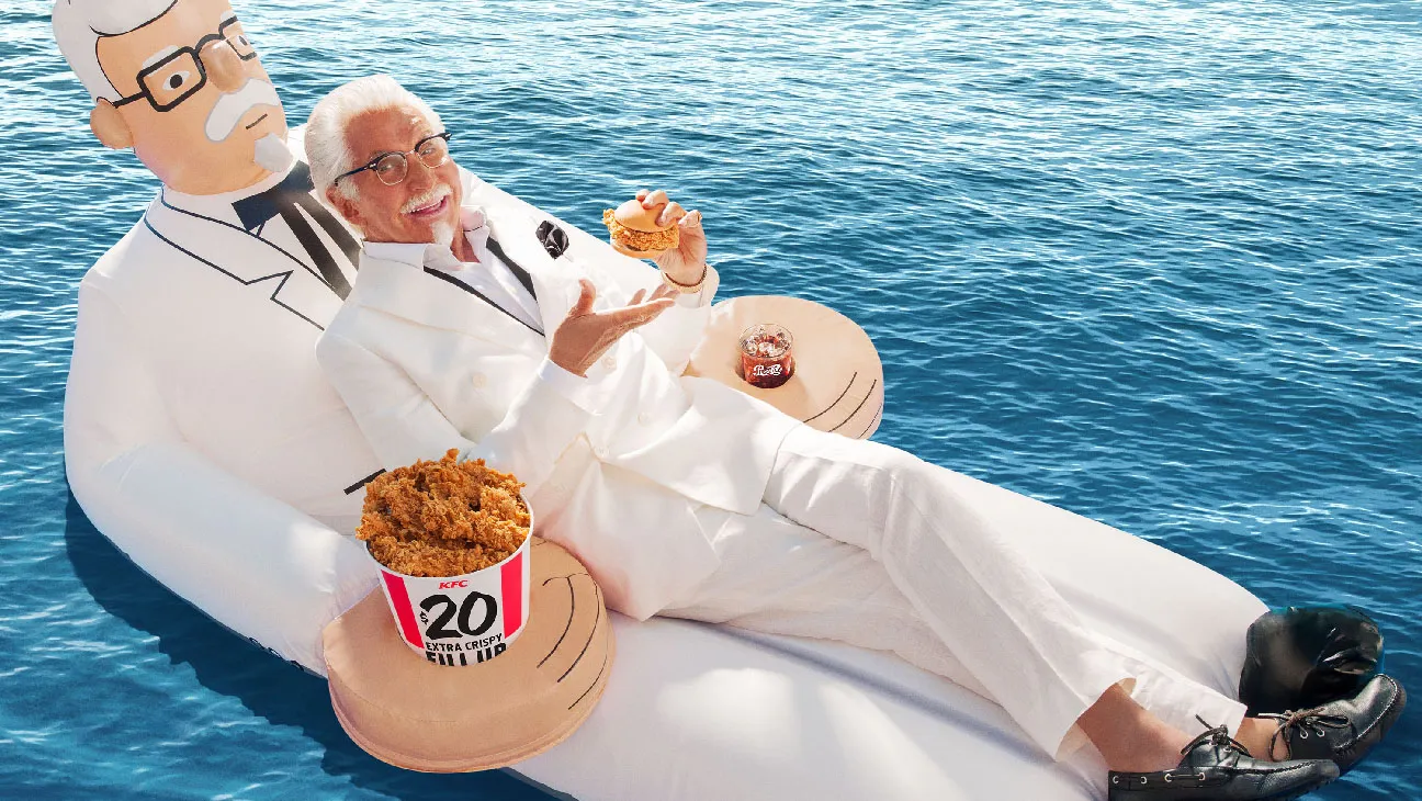 High Quality Colonel Sanders KFC Blank Meme Template