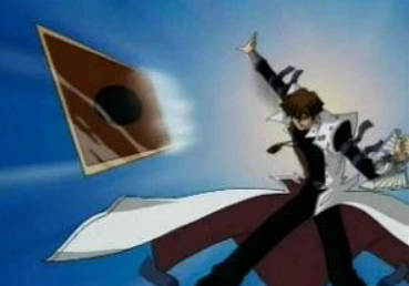 Kaiba Throwing Card Blank Meme Template